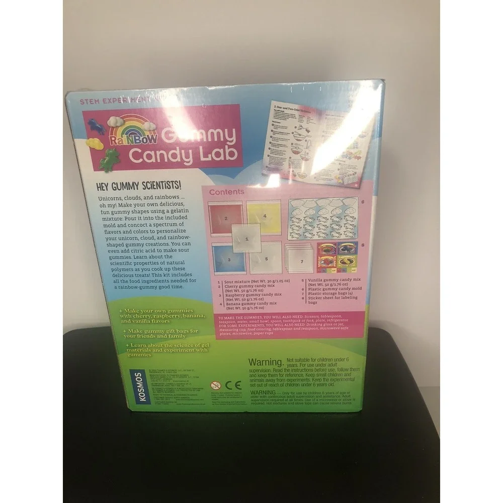 2020 Thames & Kosmos: Rainbow‎ Gummy Candy Lab *new/sealed*